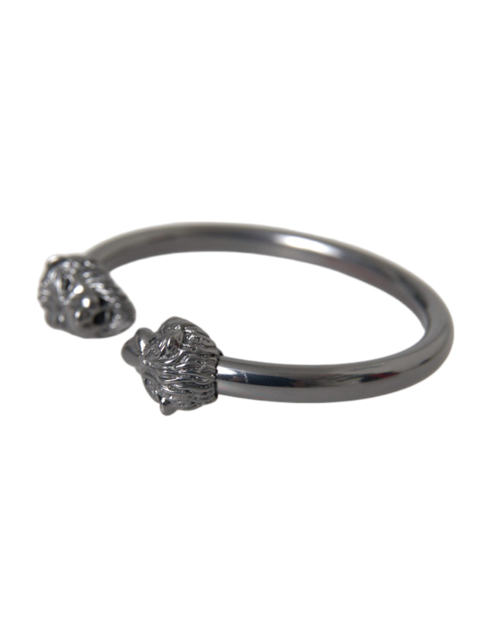 Nialaya Black Rhodium Lion Bangle Bracelet Women - Eljoys Fashion 