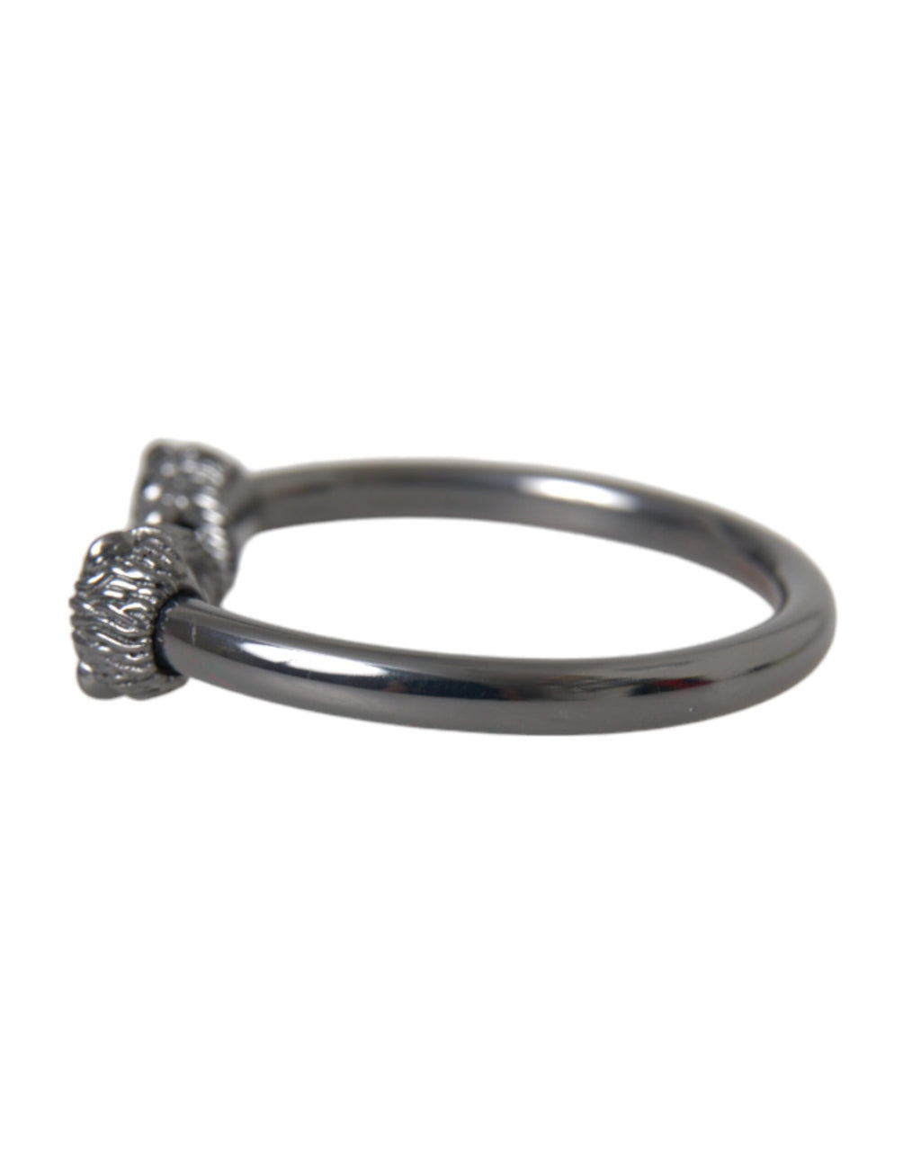 Nialaya Black Rhodium Lion Bangle Bracelet Women - Eljoys Fashion 