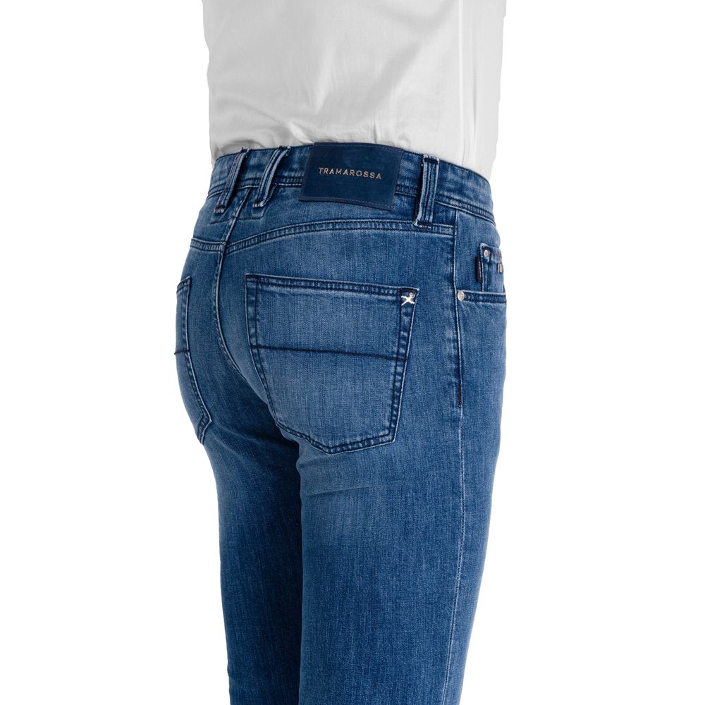 Tramarossa Blue Cotton Men's Jeans Tramarossa