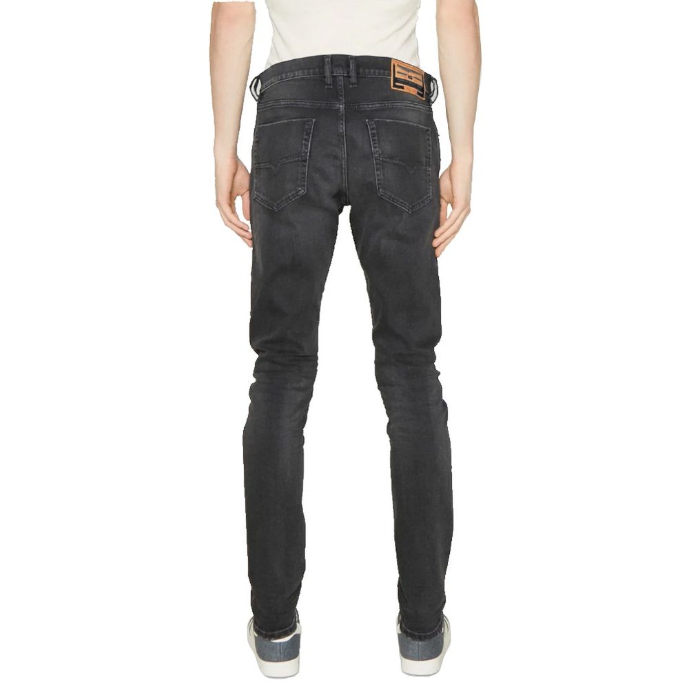 Diesel Black Cotton Jeans & Pant Diesel