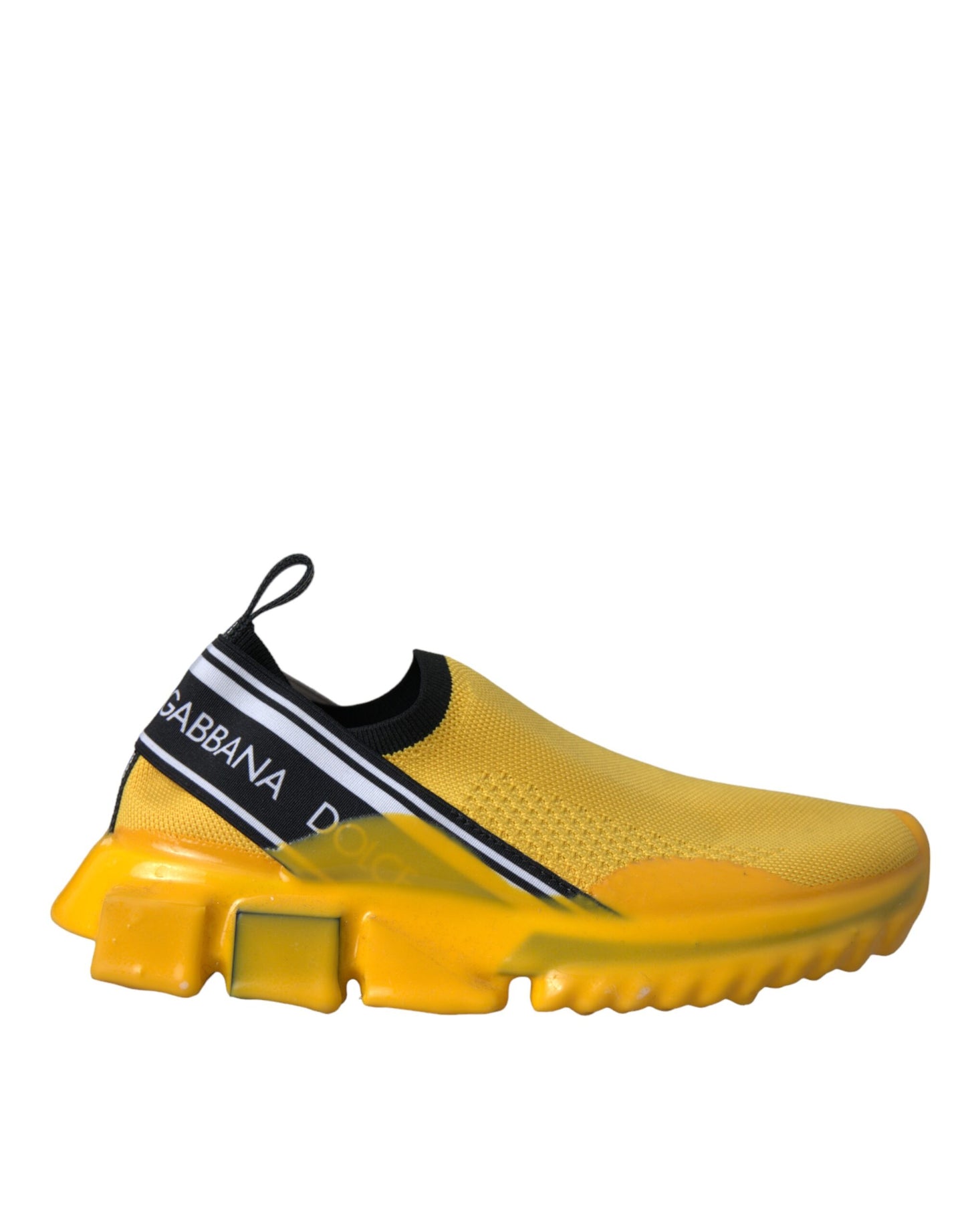 Dolce & Gabbana Yellow Sorrento Slip On Sneakers Women Shoes Dolce & Gabbana