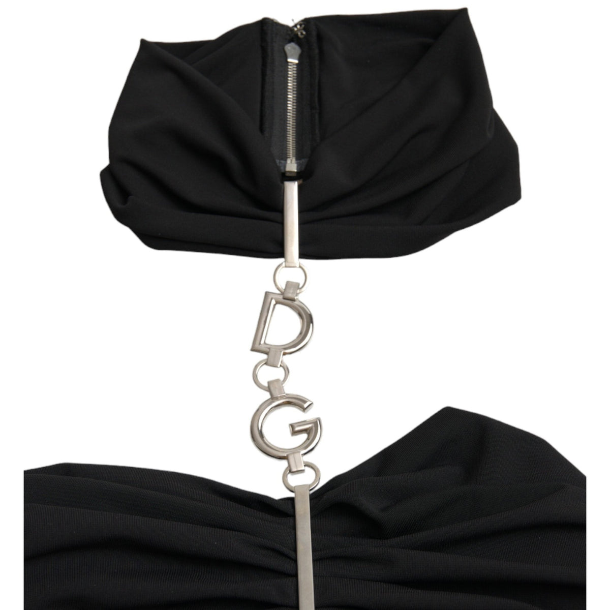 Dolce & Gabbana Black Cut Out Sleeveless Bodycon Mini Dress