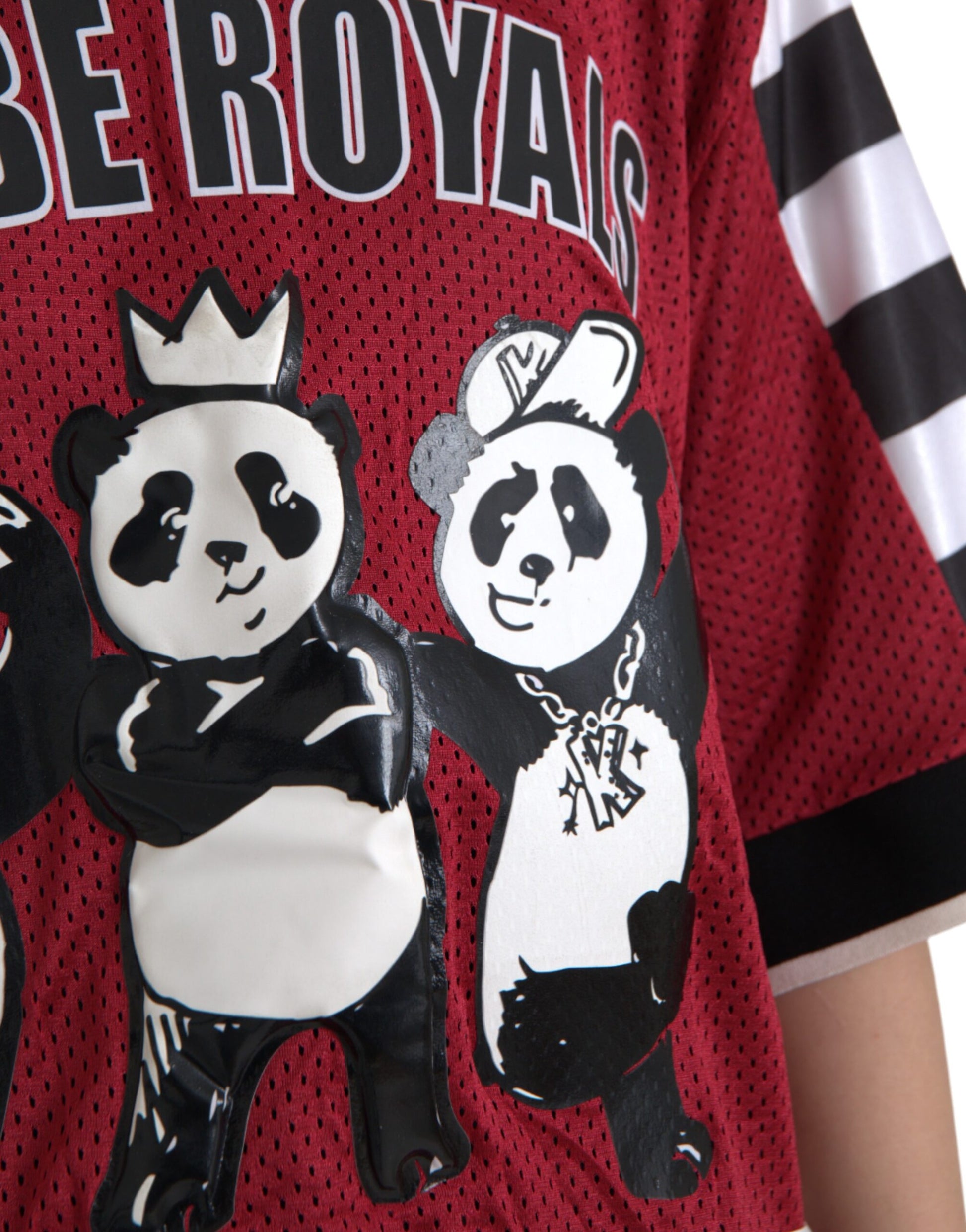 Dolce & Gabbana Multicolor Royals Panda Oversized T-shirt Dolce & Gabbana