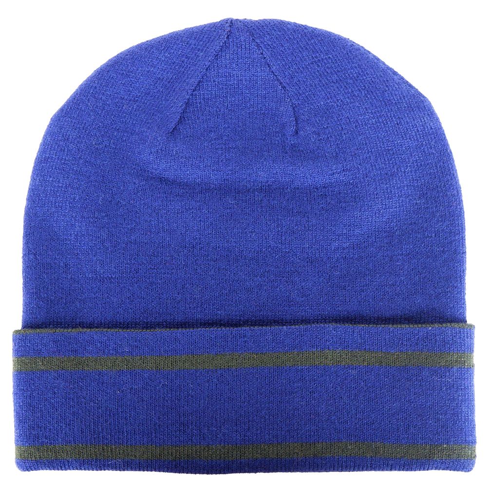 La Martina Blue Wool Men Cap La Martina