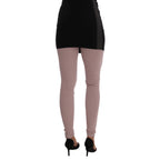 Dolce & Gabbana Pink Stretch Waist Tights Stockings