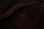 Dolce & Gabbana Brown Corduroy Slim Fit Coat DG Logo Blazer - Eljoys Fashion 