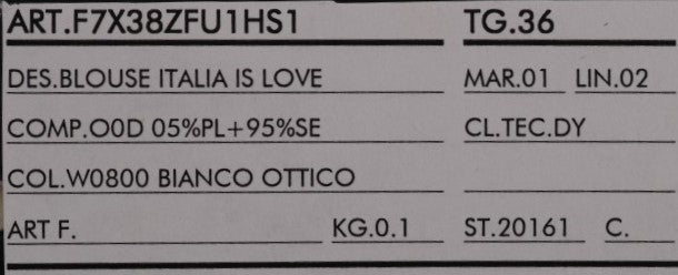 Dolce & Gabbana White Silk ITALIA IS LOVE Blouse T-shirt Dolce & Gabbana