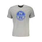 North Sails Gray Cotton T-Shirt