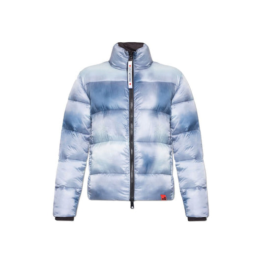 Love Moschino Light Blue Polyester Women Jacket Love Moschino