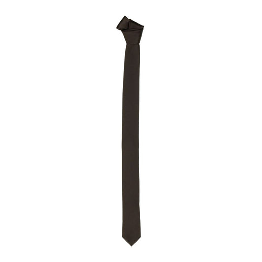 Emilio Romanelli Elegant Burgundy Silk Slim Tie - 40mm Emilio Romanelli