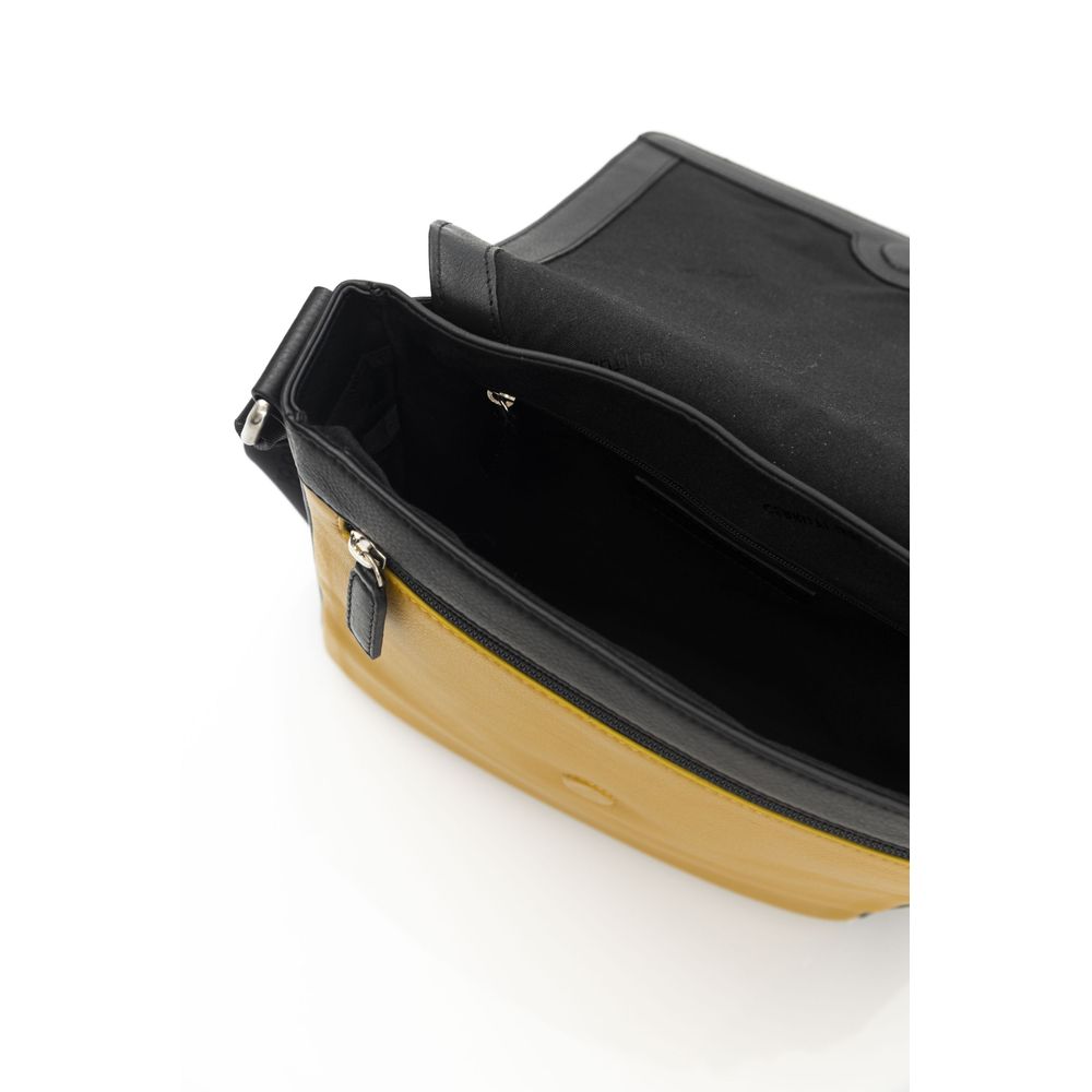Cerruti 1881 Yellow Leather Women Crossbody Bag Cerruti 1881