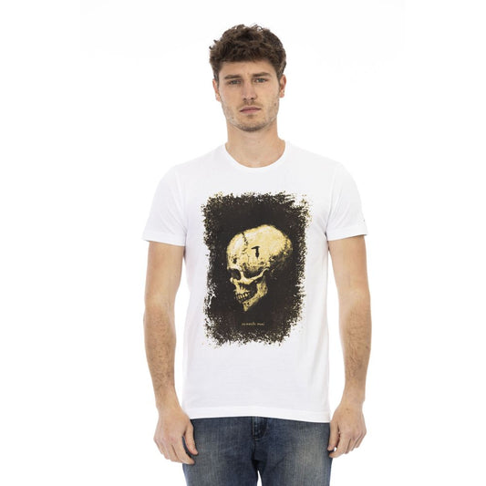 Trussardi Action White Cotton Men's T-Shirt Trussardi Action