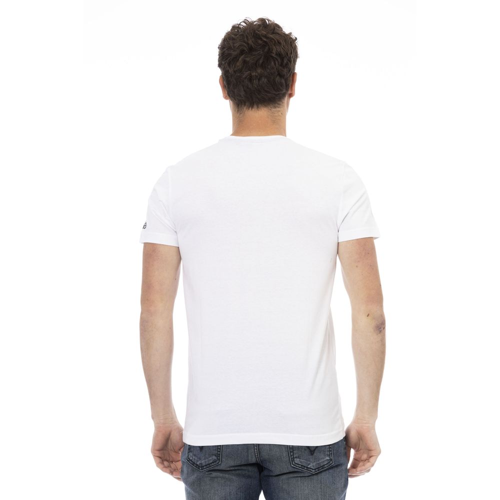 Trussardi Action White Cotton Men's T-Shirt Trussardi Action