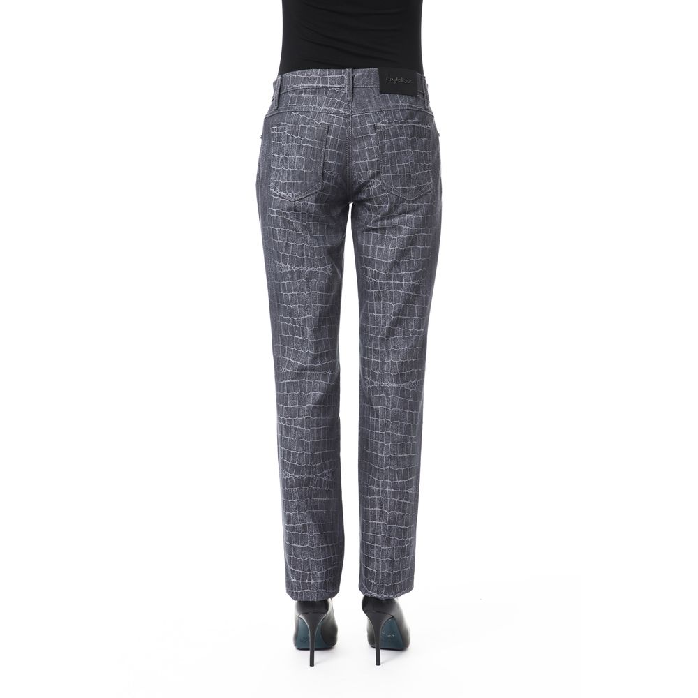 BYBLOS Black Viscose Women Pants BYBLOS