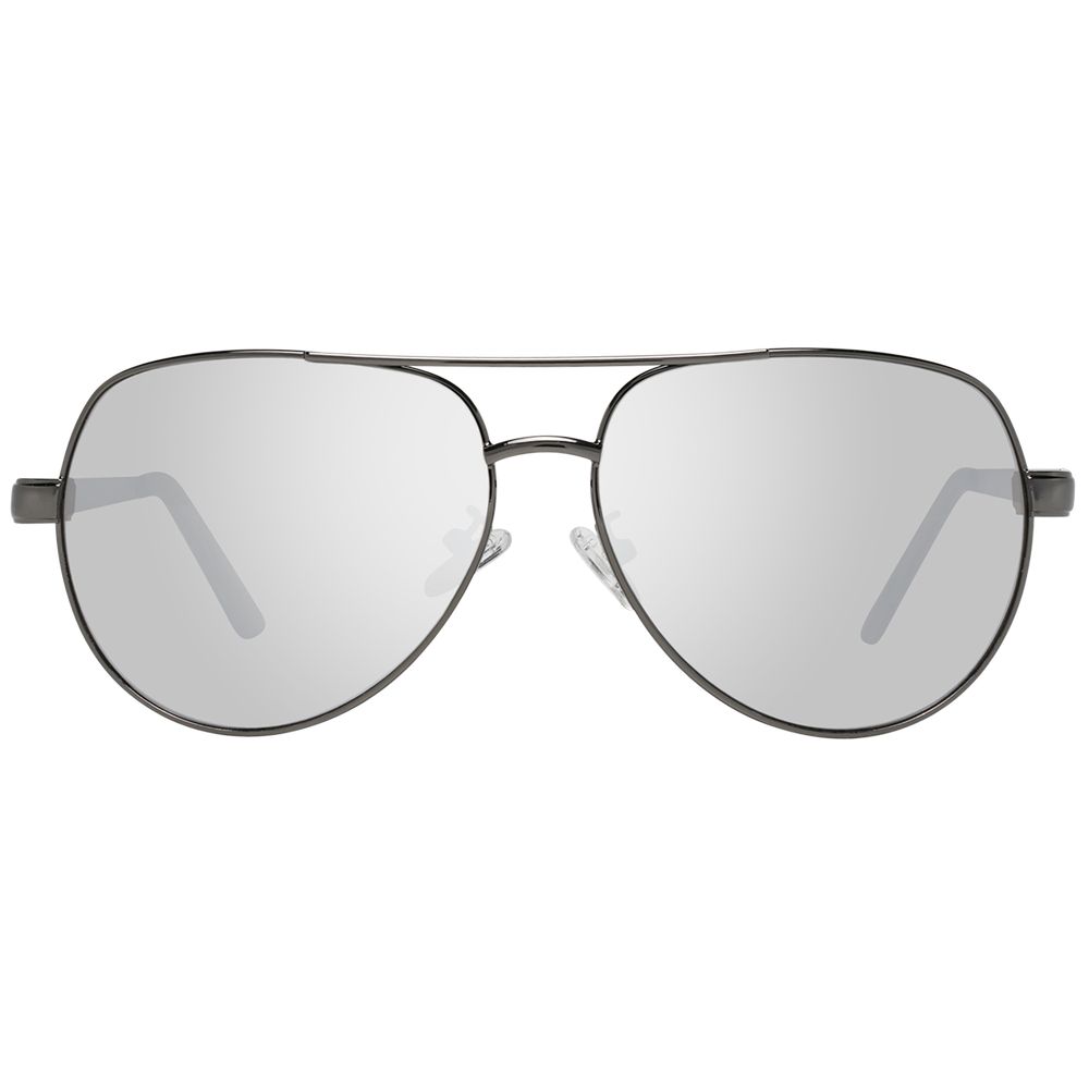 Guess gray metal sunglasses with sleek frame and tinted lenses, stylish eyewear for sun protection and fashion.