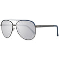 Guess gray metal sunglasses with rounded frames and dark lenses, stylishly designed for a modern look.