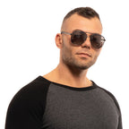 Guess gray metal sunglasses with sleek frame and tinted lenses, stylish eyewear for sun protection and fashion.
