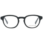 Ermenegildo Zegna Black Plastic Glasses Frames