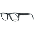Black plastic Ermenegildo Zegna glasses frames with sleek, modern design and subtle branding details.