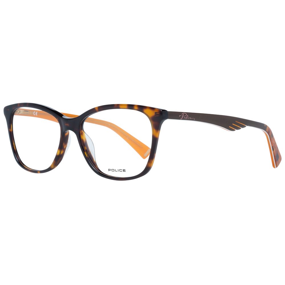 Police Brown Plastic Glasses Frames Police