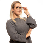 Police Brown Plastic Glasses Frames Police