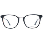 Police black metal and plastic eyeglasses frames with clear lenses, modern design and sleek style.