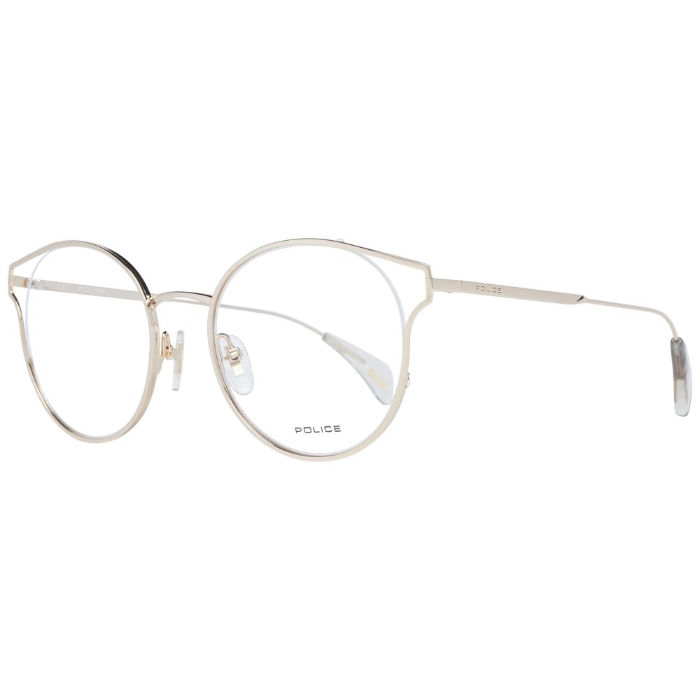 Police Rose Gold Metal & Plastic Glasses Frames