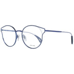 Police Blue Metal & Plastic Glasses Frames