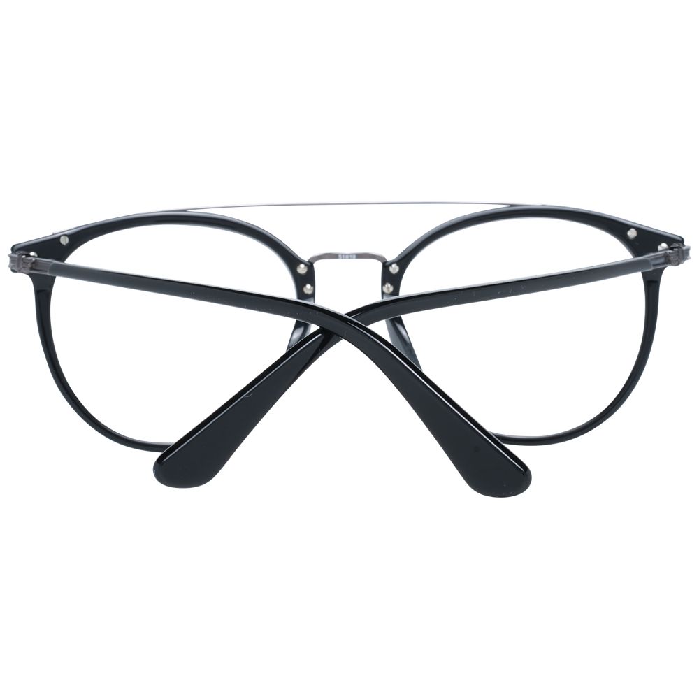 Police Black Metal & Plastic Glasses Frames