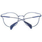 Police Blue Metal & Plastic Glasses Frames