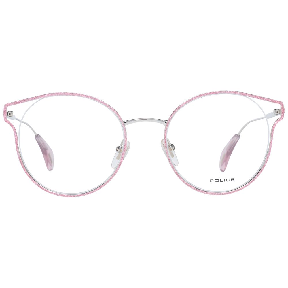 Police Pink Metal & Plastic Glasses Frames
