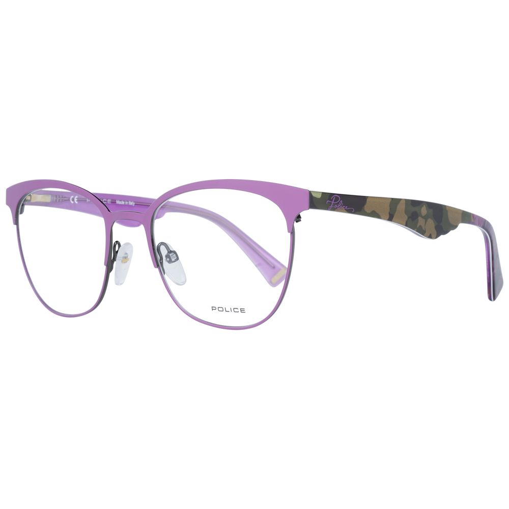 Police Purple Plastic Glasses Frames