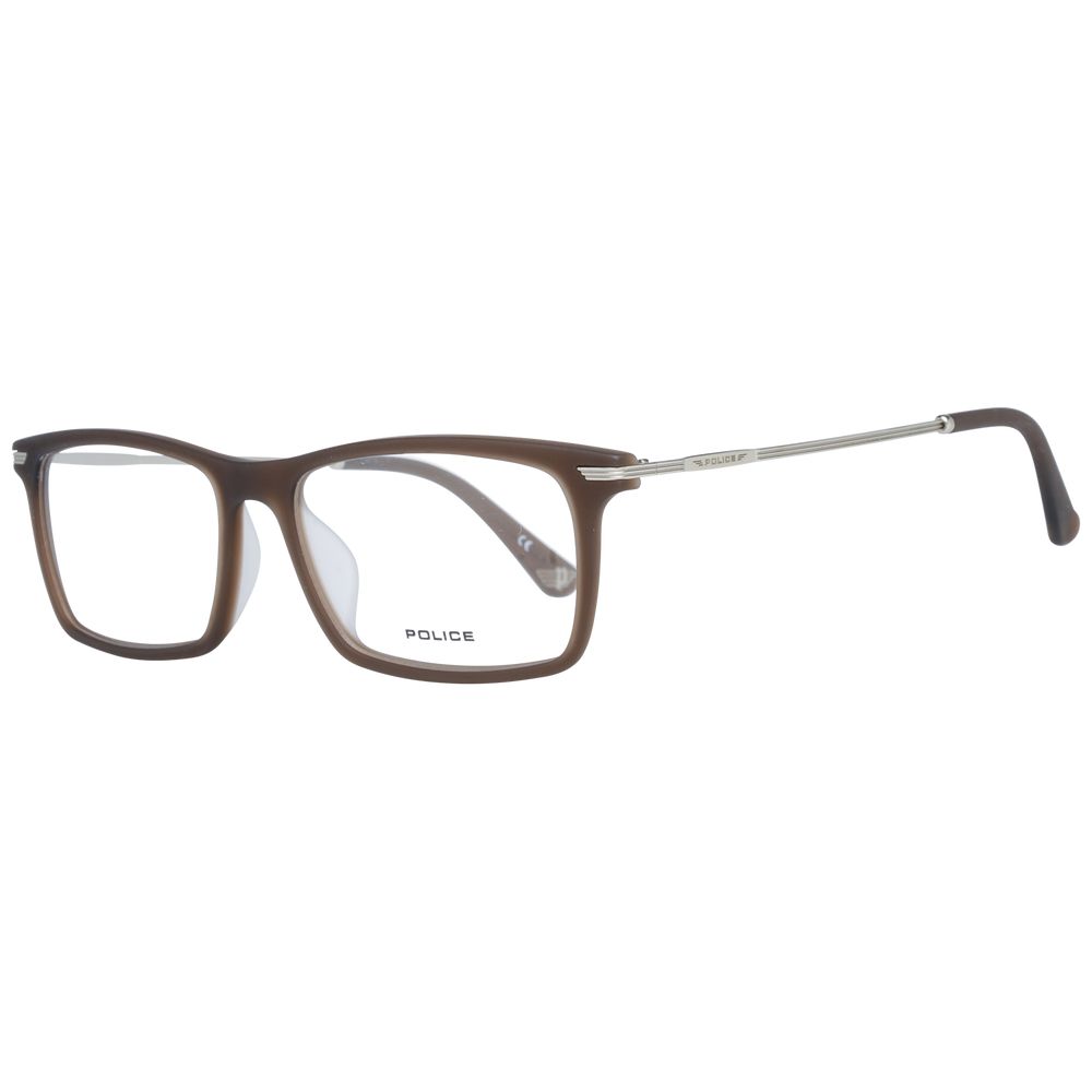 Police Brown Metal & Plastic Glasses Frames