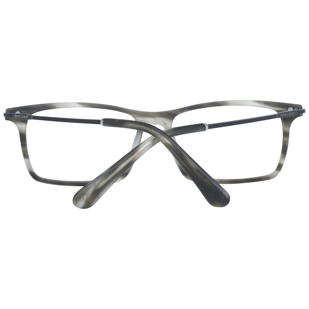 Police Gray Metal & Plastic Glasses Frames