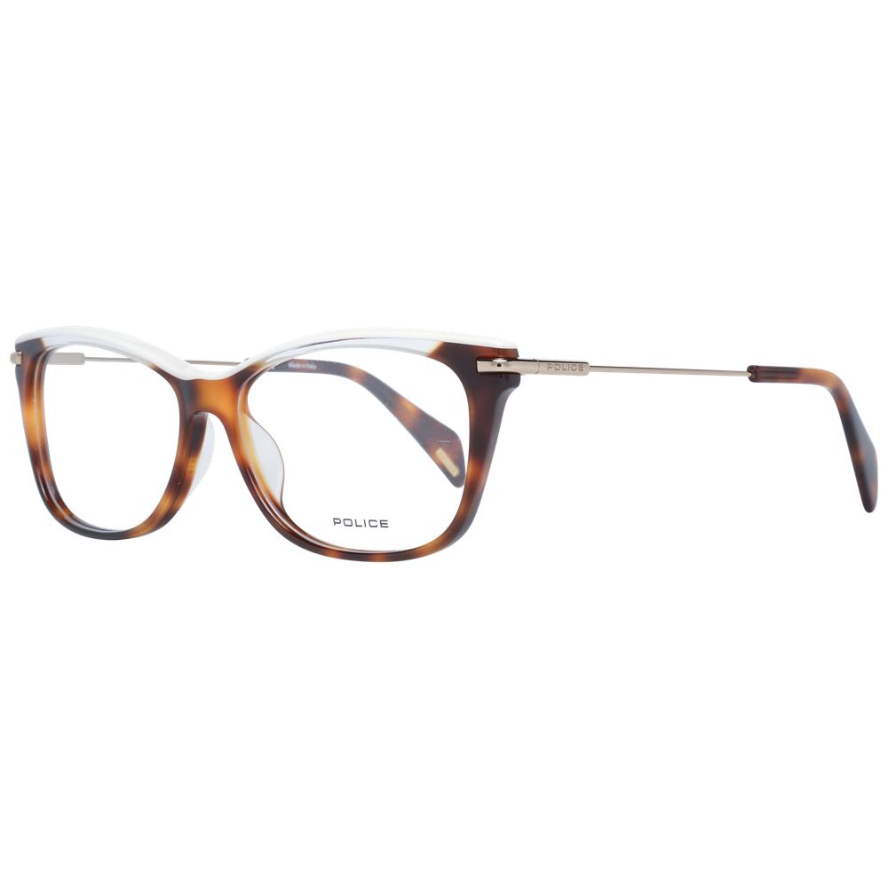 Police Brown Metal & Plastic Glasses Frames