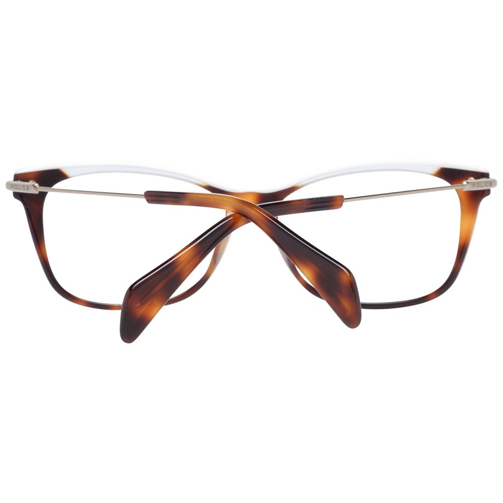 Police Brown Metal & Plastic Glasses Frames