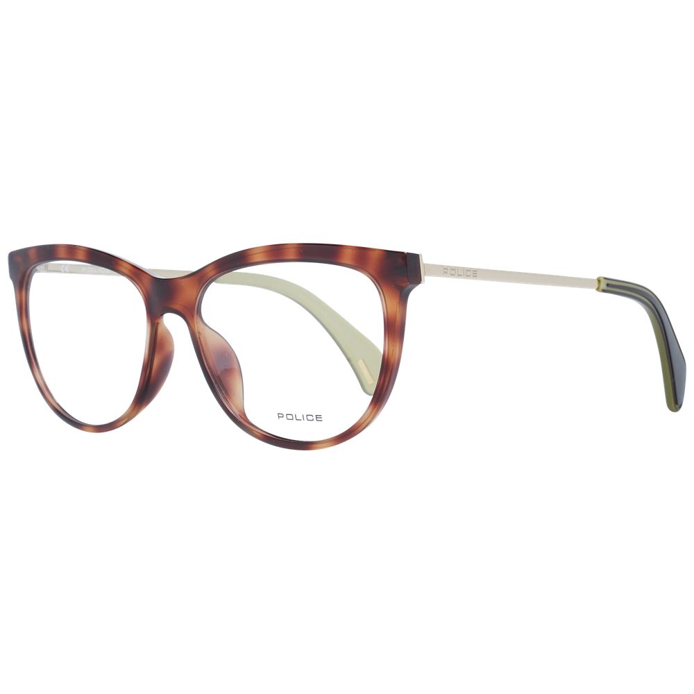 Police Brown Metal & Plastic Glasses Frames