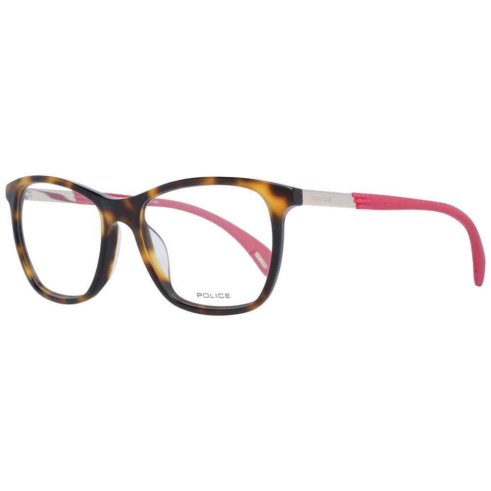Police Brown Metal & Plastic Glasses Frames