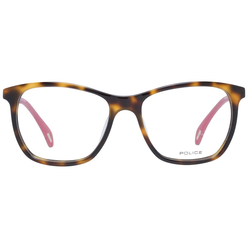 Police Brown Metal & Plastic Glasses Frames