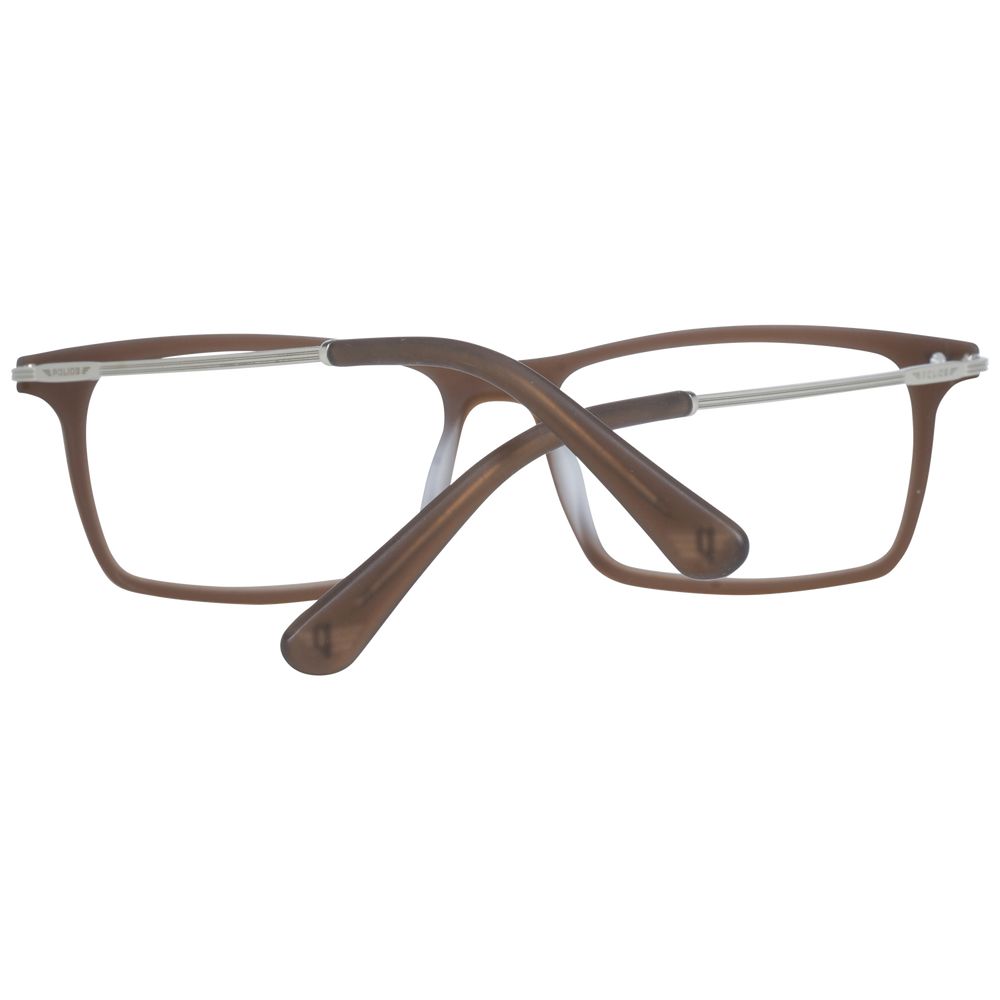 Police Brown Metal & Plastic Glasses Frames