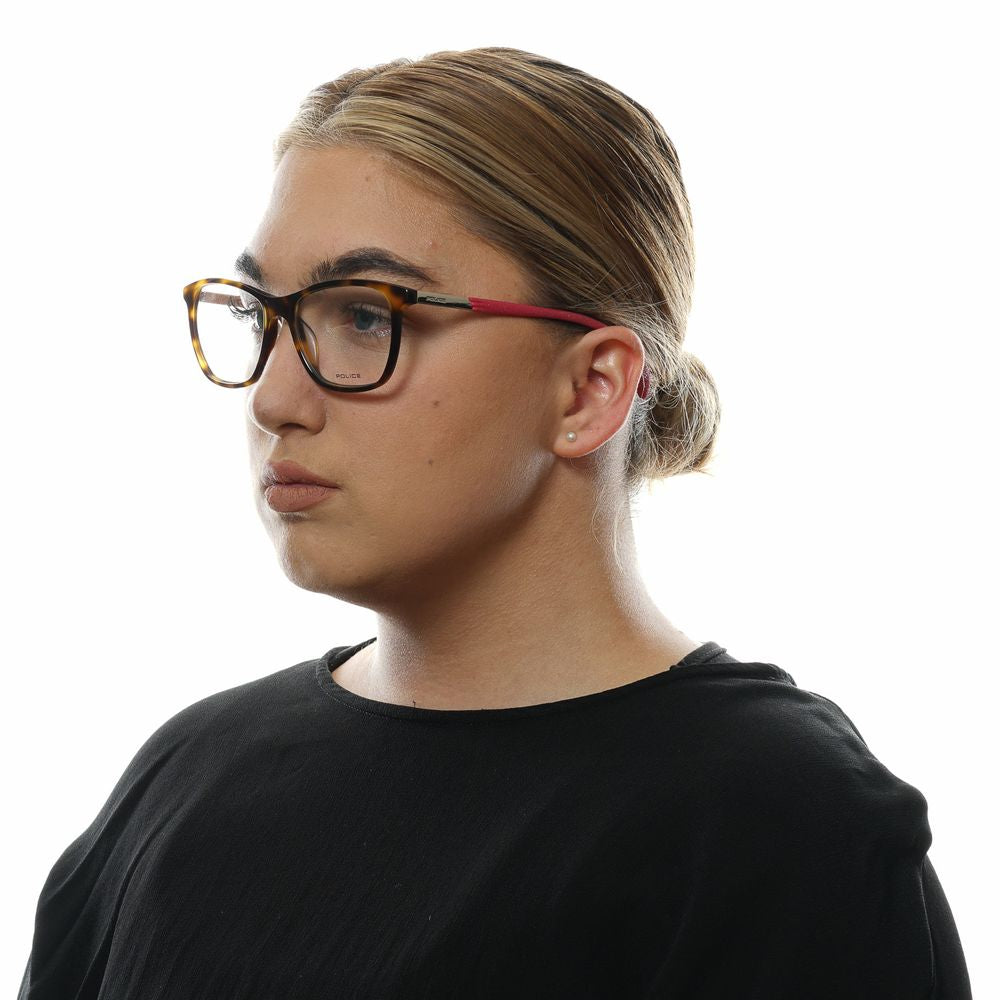 Police Brown Metal & Plastic Glasses Frames