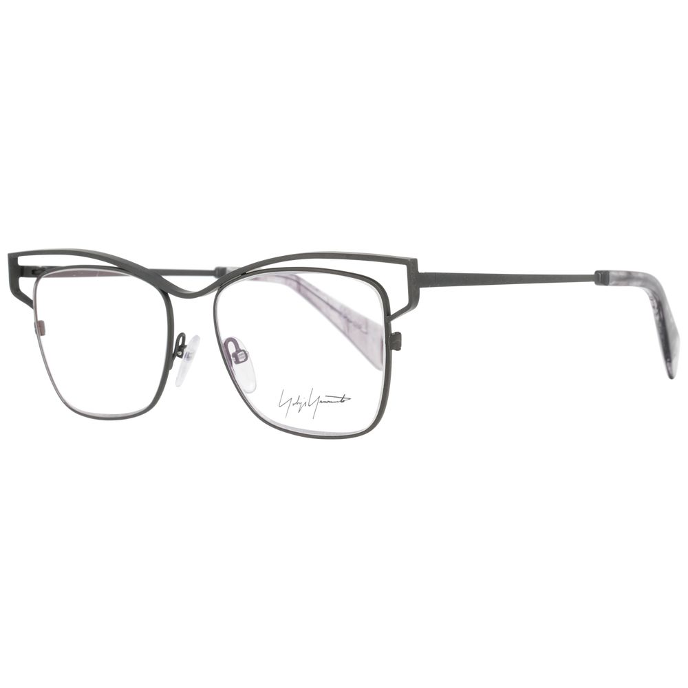 Yohji Yamamoto Gray Titanium Glasses Frames Yohji Yamamoto
