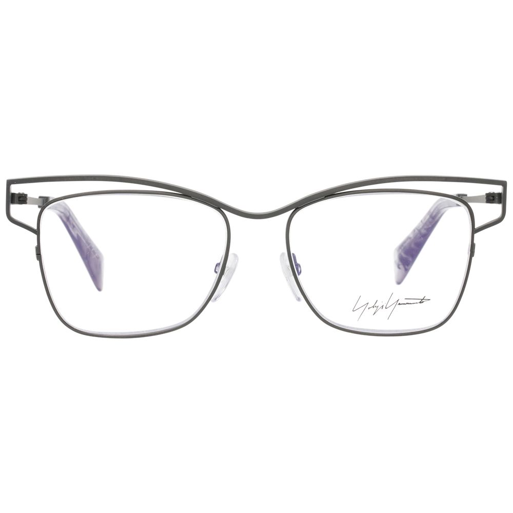 Yohji Yamamoto Gray Titanium Glasses Frames Yohji Yamamoto