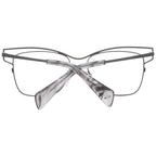Yohji Yamamoto Gray Titanium Glasses Frames Yohji Yamamoto