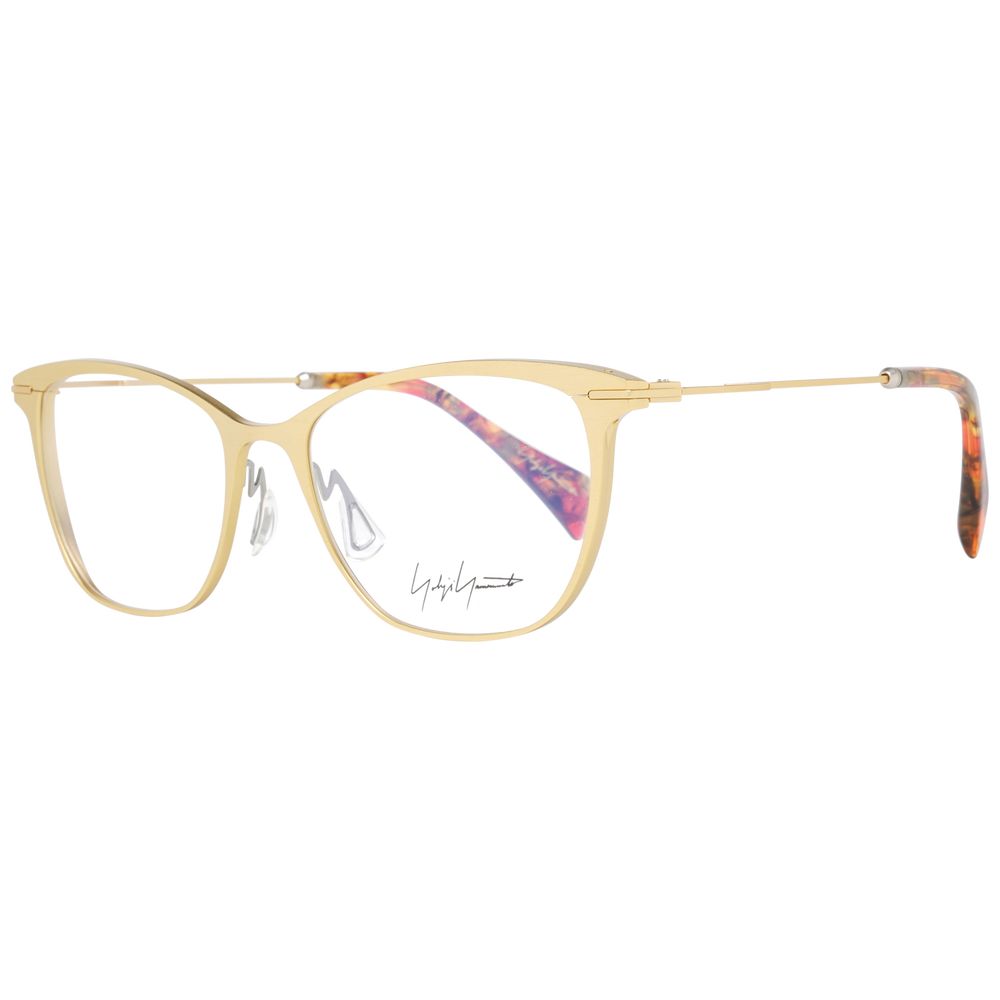 Yohji Yamamoto Gold Women Glasses Frame