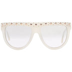 Marciano by Guess White Plastic Sunglasses Marciano by Guess