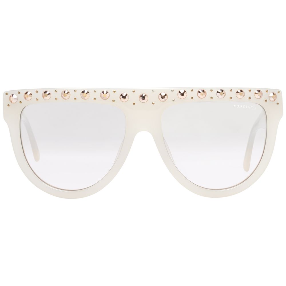 Marciano by Guess White Plastic Sunglasses Marciano by Guess
