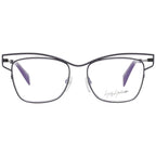 Yohji Yamamoto gray titanium glasses frames with a sleek, modern design and lightweight construction.