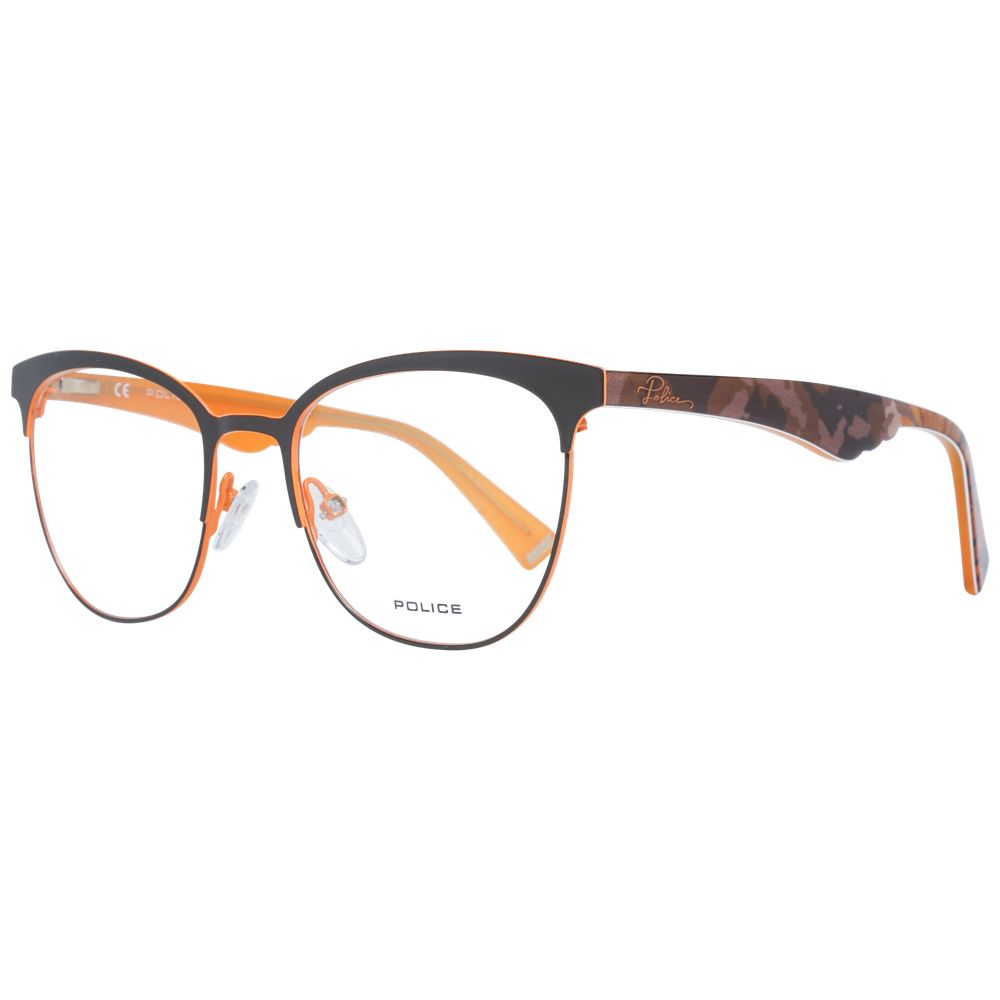 Police Brown Plastic Glasses Frames