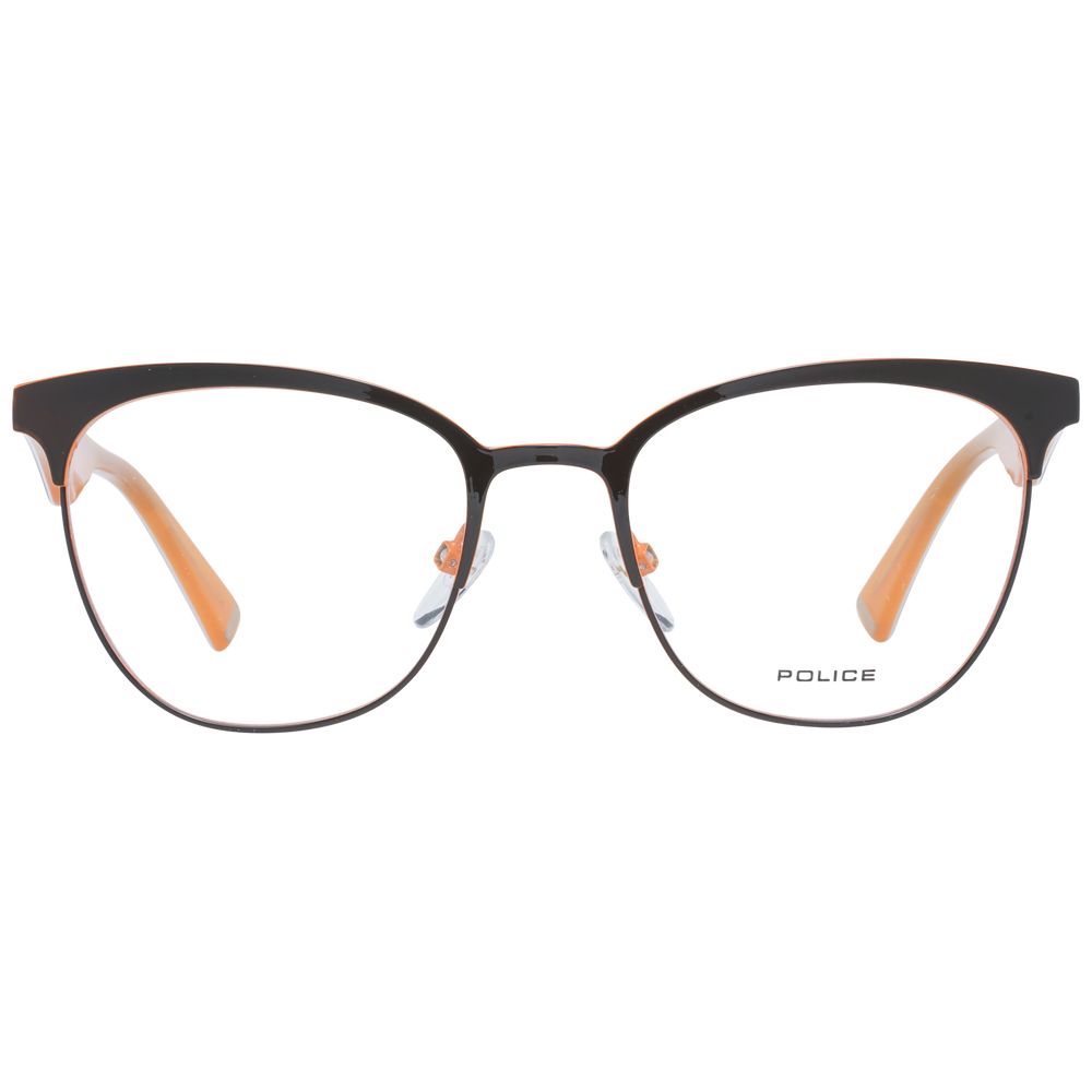 Police Brown Plastic Glasses Frames